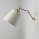 Kinkiet ścienny biało-złoty RegenBogen Megapolis 691021701