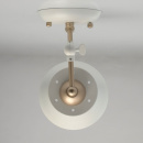 Kinkiet ścienny biało-złoty RegenBogen Megapolis 691021701