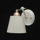 Kinkiet ścienny biało-złoty RegenBogen Megapolis 691021701