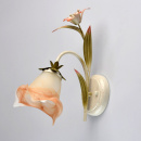 Kinkiet ścienny dwa malowane ręcznie kwiaty Lato MW-Light 319022001