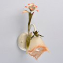 Kinkiet ścienny dwa malowane ręcznie kwiaty Lato MW-Light 319022001