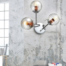 Kinkiet ścienny trzy szklane kule na chromowanej podstawie Best Candellux 23-67258