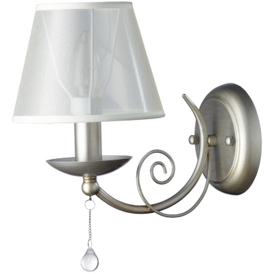 Kinkiet srebrny pojedynczy Gloria MW-LIGHT Elegance 328020901