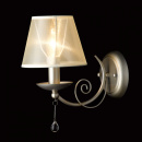 Kinkiet srebrny pojedynczy Gloria MW-LIGHT Elegance 328020901