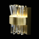 Kinkiet stalowy LED, kryształowe sztabki, Adelard MW-LIGHT Crystal 642024701