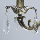 Kinkiet świecznik, postarzany mosiądz Aurora MW-LIGHT Classic 371026201