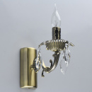 Kinkiet świecznik, postarzany mosiądz Aurora MW-LIGHT Classic 371026201