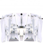 Kinkiet szklany do salonu Puntes Maytoni MOD043WL-01CH