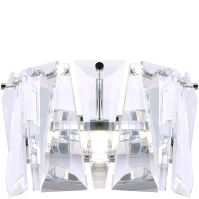 Kinkiet szklany do salonu Puntes Maytoni MOD043WL-01CH