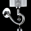 Kinkiet szklany z półprzezroczystym abażurem Bubble Dreams Maytoni Modern MOD603-01-N