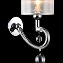 Kinkiet szklany z półprzezroczystym abażurem Bubble Dreams Maytoni Modern MOD603-01-N