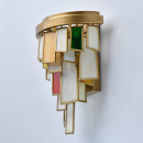 Kinkiet szkło witrażowe Morocco RegenBogen Megapolis 185021002