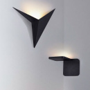 Kinkiet trójkątny Trame Maytoni Modern czarny C808WL-L3B