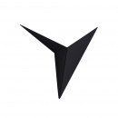 Kinkiet trójkątny Trame Maytoni Modern czarny C808WL-L3B