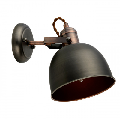 Kinkiet w kolorze antycznego srebra i miedzi MW-LIGHT Industrial 551021801