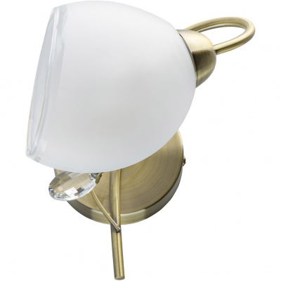 Kinkiet z białym kloszem Monica MW-LIGHT Classic 372023901