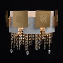 Kinkiet z kryształami Swarovski Carmen CHIARO Crystal biało-złoty 394021103