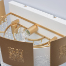 Kinkiet z kryształami Swarovski Carmen CHIARO Crystal biało-złoty 394021103