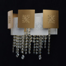 Kinkiet z kryształami Swarovski Carmen CHIARO Crystal biało-złoty 394021103