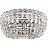 Kinkiet z kryształów o diamentowym szlifie Basfor Maytoni Classic DIA100-WL-02-N