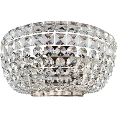 Kinkiet z kryształów o diamentowym szlifie Basfor Maytoni Classic DIA100-WL-02-N