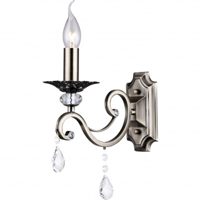 Kinkiet z kryształowymi zawieszkami Grace Maytoni Classic RC247-WL-01-R