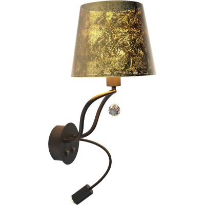 Kinkiet z lampką LED na elastycznym ramieniu Saria Apeti A0029-220