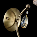 Kinkiet ze szklaną podstawą i kryształami Murano Maytoni Classic RC855-WL-01-R