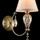 Kinkiet ze szklaną podstawą i kryształami Murano Maytoni Classic RC855-WL-01-R