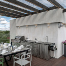 Kinkiet zewnętrzny LED kwadratowy Fulton biały Maytoni Outdoor O572WL-L6W