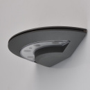 Kinkiet zewnętrzny LED - płaski, półokrągły MW-LIGHT Street 807022601