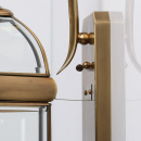 Kinkiet zewnętrzny styl antyczny, 4 żarówki, mosiądz i szkło CHIARO 802020504