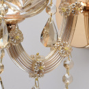 Kinkiet złoty z kryształkami Odette CHIARO Crystal 405010101