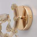 Kinkiet złoty z kryształkami Odette CHIARO Crystal 405010101