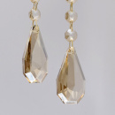 Kinkiet złoty z kryształkami Odette CHIARO Crystal 405010101