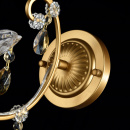 Kinkiet złoty z kryształkami Sevilla Maytoni Classic DIA004-01-G