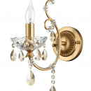 Kinkiet złoty z kryształkami Sevilla Maytoni Classic DIA004-01-G