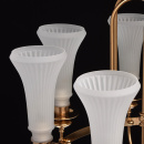 Klasycystyczna lampa w kolorze polerowanego brązu MW-LIGHT 481012408