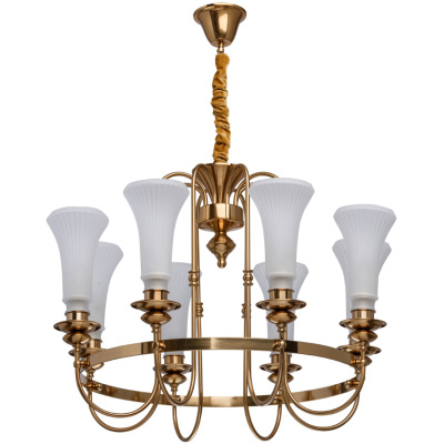 Klasycystyczna lampa w kolorze polerowanego brązu MW-LIGHT 481012408