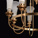 Klasycystyczna lampa w kolorze polerowanego brązu MW-LIGHT 481012408