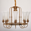 Klasycystyczna lampa w kolorze polerowanego brązu MW-LIGHT 481012408