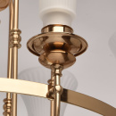 Klasycystyczna lampa w kolorze polerowanego brązu MW-LIGHT 481012408