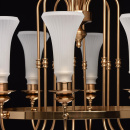 Klasycystyczna lampa w kolorze polerowanego brązu MW-LIGHT 481012408