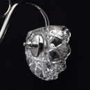 Klasyczny kinkiet w kształcie świecy, chrom, kryształowe krople MW-LIGHT Crystal 373022001