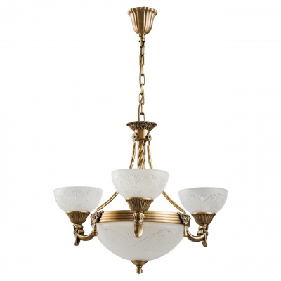 Klasyczny, piękny żyrandol trójramienny Afrodyta MW-LIGHT Classic 317012006