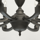 Klasyczny żyrandol, matowe, grafitowe wykończenie MW-LIGHT Neoclassic 700011308
