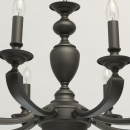 Klasyczny żyrandol, matowe, grafitowe wykończenie MW-LIGHT Neoclassic 700011308