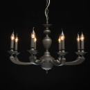 Klasyczny żyrandol, matowe, grafitowe wykończenie MW-LIGHT Neoclassic 700011308