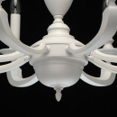 Klasyczny żyrandol na 8 żarówek, matowe, białe wykończenie MW-LIGHT Neoclassic 700011708