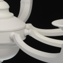 Klasyczny żyrandol na 8 żarówek, matowe, białe wykończenie MW-LIGHT Neoclassic 700011708